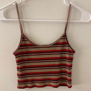 Brandy Melville Stripe Ribbed Tank